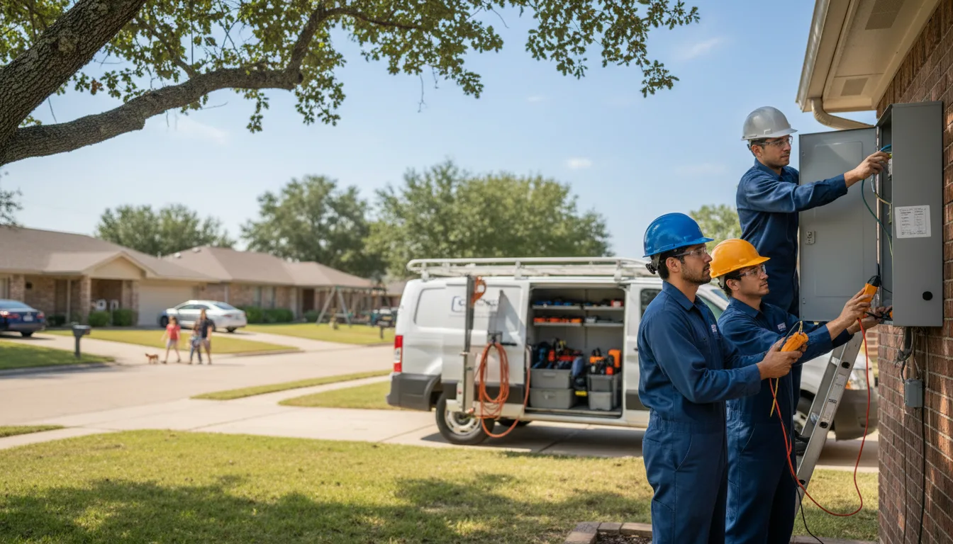 Certified electrician providing emergency electrical services in Elma, NY